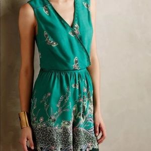Anthropologie Elevenses Papillion Romper